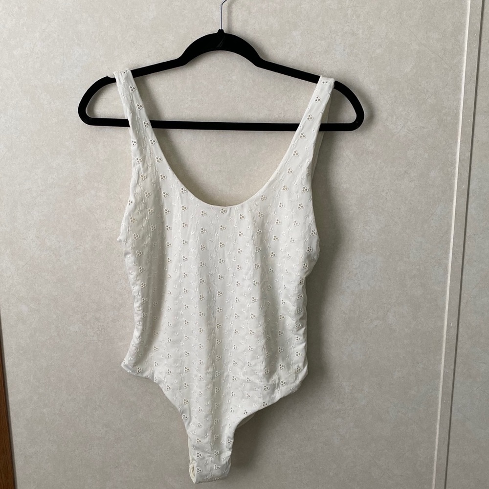 Ivory One-Piece Swimsuit (BRAND NEW)